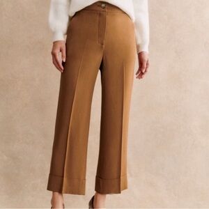 Sezane Brown Damon trousers size 42, size 10